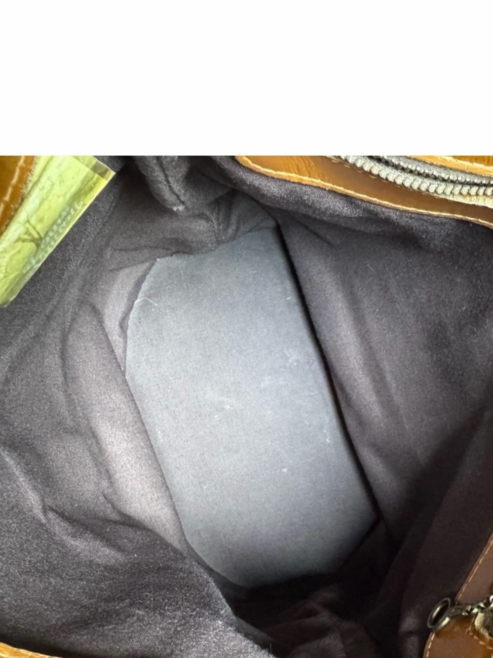 Vintage French Company Louis Vuitton Monogram Bag in Brown and Tan Leathe - Picture 10 of 11